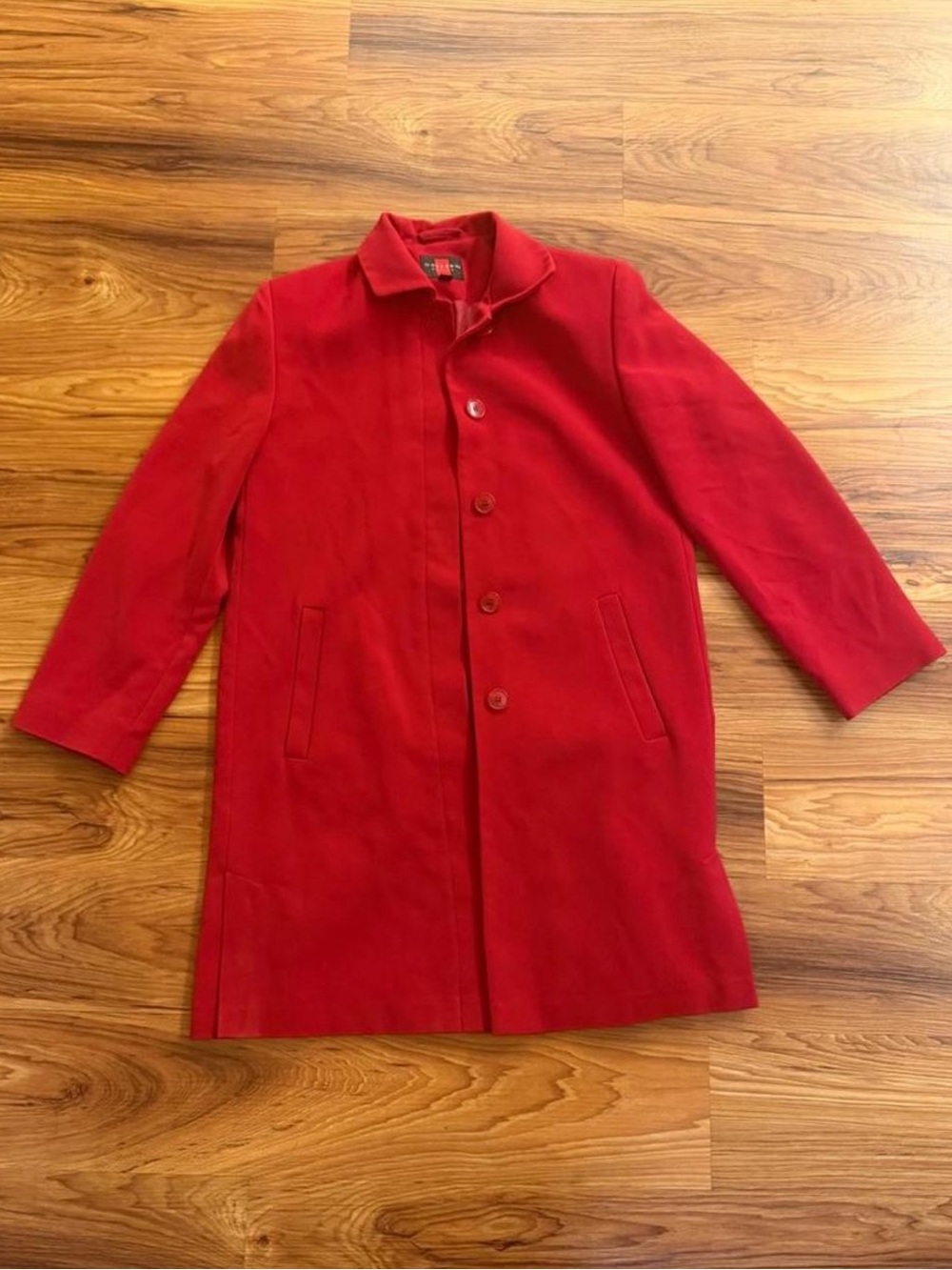 Gallery Red Single-Breasted Coat